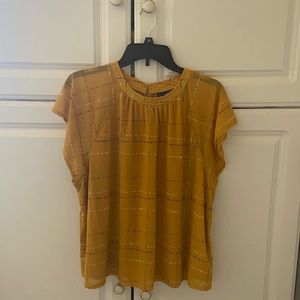 Apt. 9 Women’s Yellow Blouse Size XL